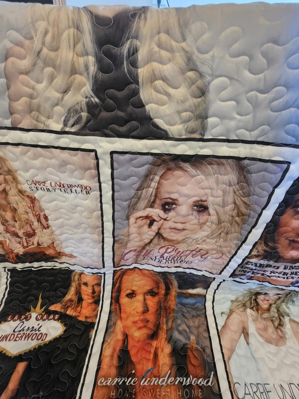 Carrie Underwood Album Cover Quilt Blanket 67” x 72” Country Music